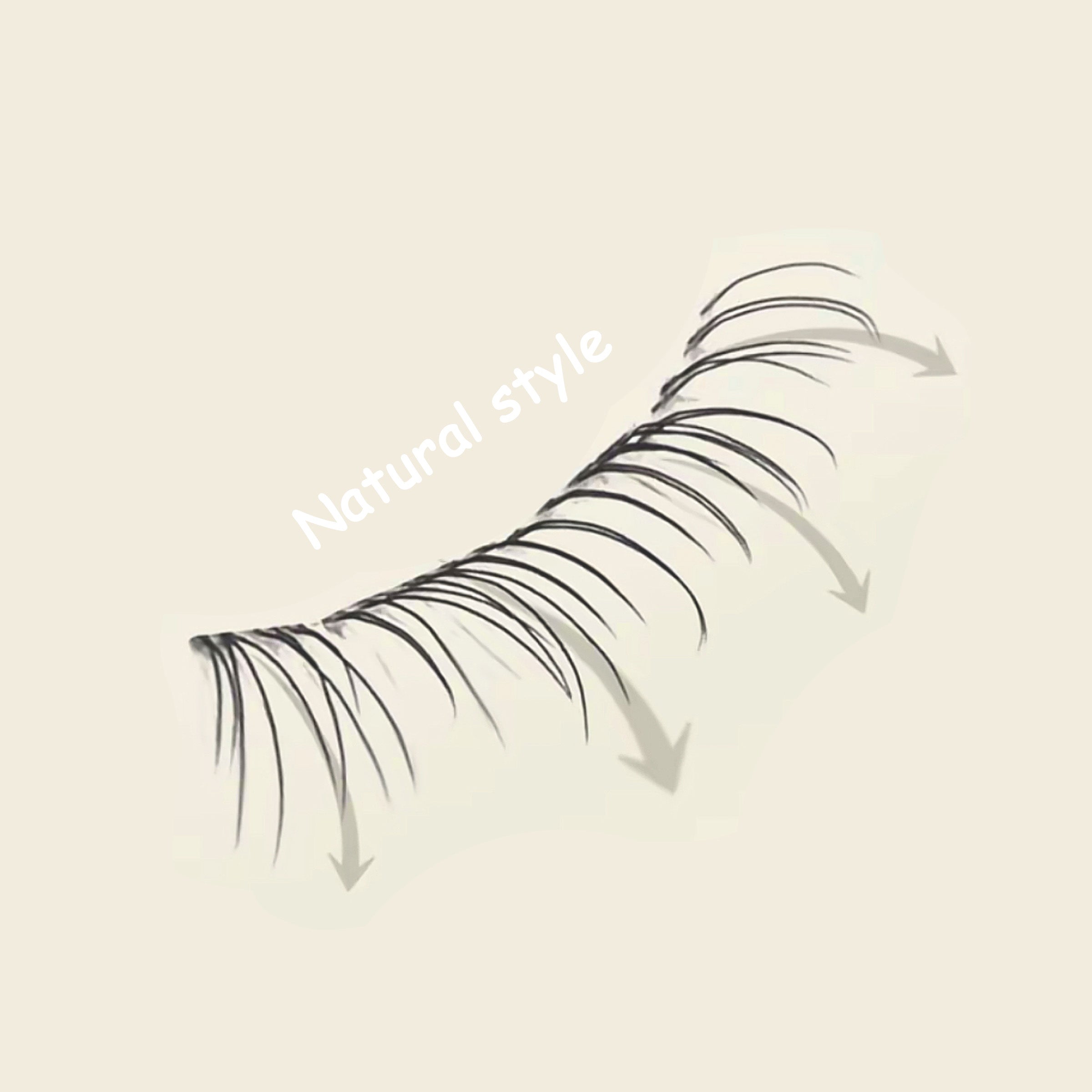 Lavender Cluster Lower Lashes