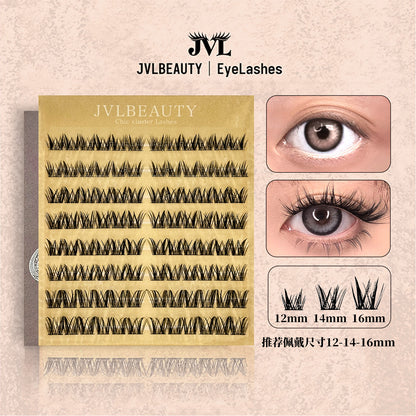 JVLBEAUTY【Red Carpet】 Light European Style Natural C Curl False Eyelashes Beginner-Friendly Easy Apply Lashes