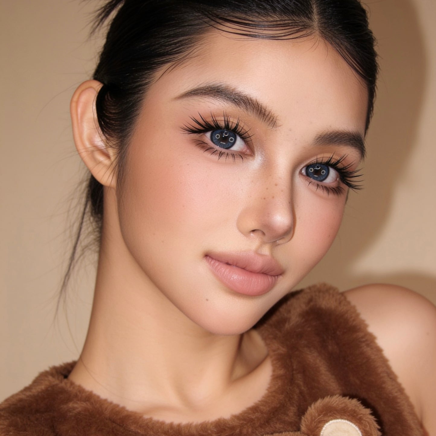 JVLBEAUTY 【Cocoa Bear】 Fox Eye Voluminous Cluster False Lashes