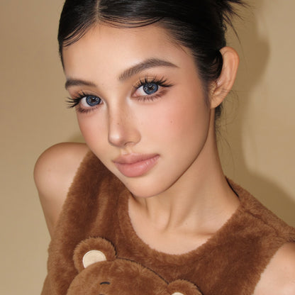 JVLBEAUTY 【Cocoa Bear】 Fox Eye Voluminous Cluster False Lashes