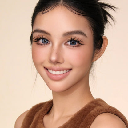JVLBEAUTY 【Cocoa Bear】 Fox Eye Voluminous Cluster False Lashes