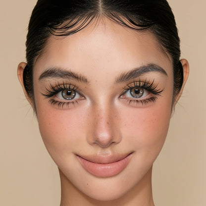 JVLBEAUTY 【Cream Bubble】 Voluminous Glam Multi-Curl False Lashes