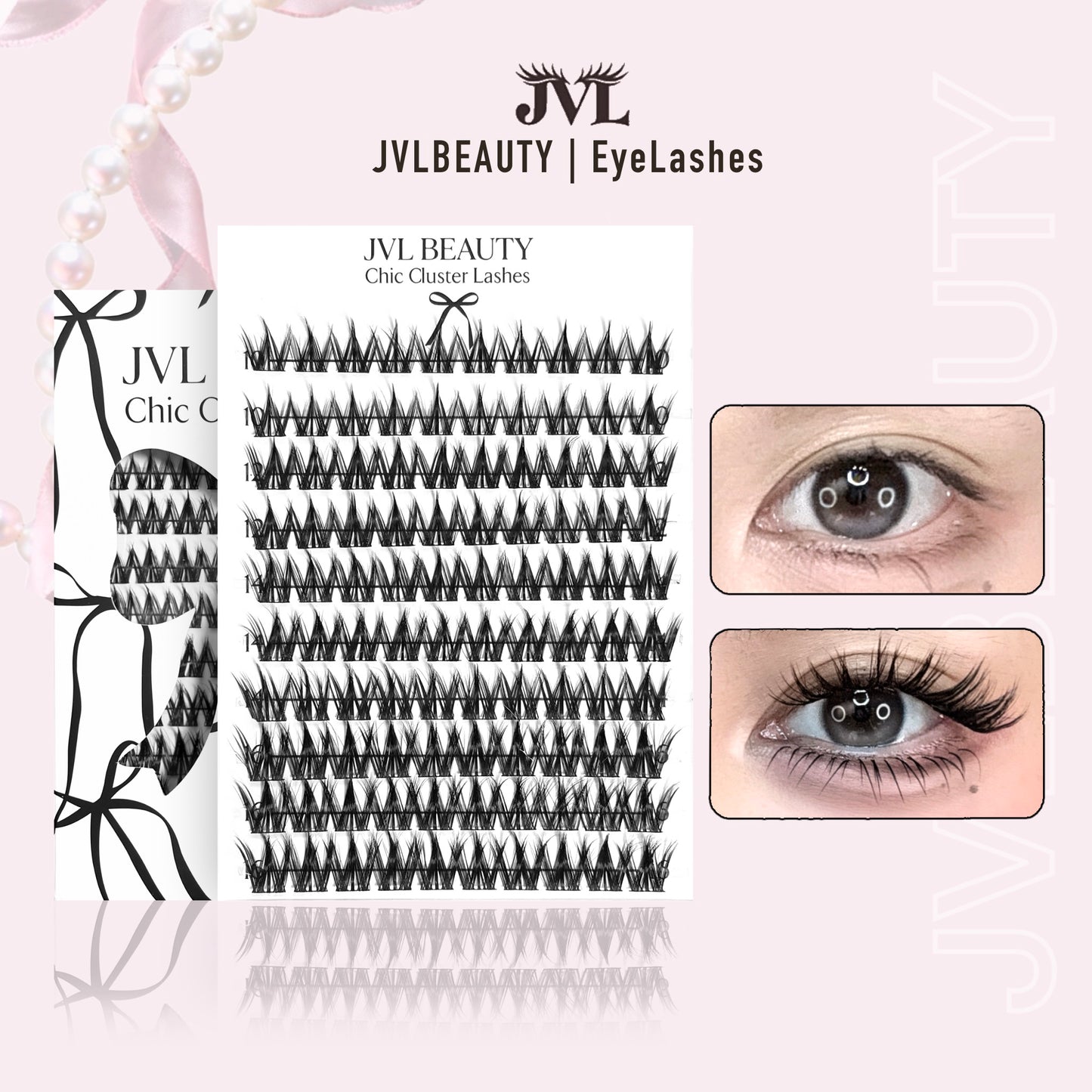 JVLBEAUTY 【Sweet Doll】 C Curl Manga Lashes | Exclusive Individual Clusters