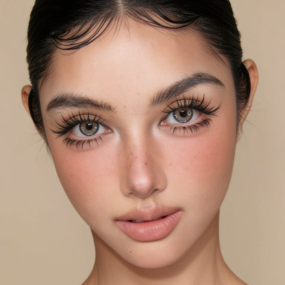 JVLBEAUTY 【Cream Bubble】 Voluminous Glam Multi-Curl False Lashes